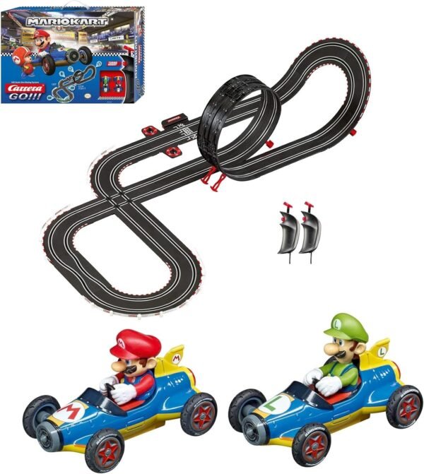 Carrera GO 62492 Mario Kart Mach 8 Electric Powered Slot Car Racing