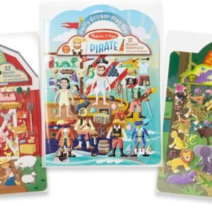 Melissa & Doug Puffy Sticker Play Sets - Safari, Pirate, On the