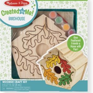 Melissa & Doug Build-Your-Own Wooden Birdhouse Kit Toy Fun Kids