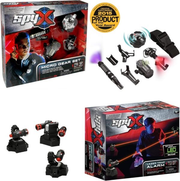 SpyX / Micro Gear Set + Lazer Trap Alarm - 4 Must-Have