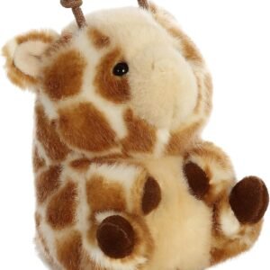 Aurora - Rolly Pet - 5 Giminy Giraffe, White, Tan