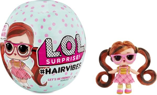 L.O.L. Surprise Hairvibes Dolls with 15 Surprises & Mix & Match Hairpieces