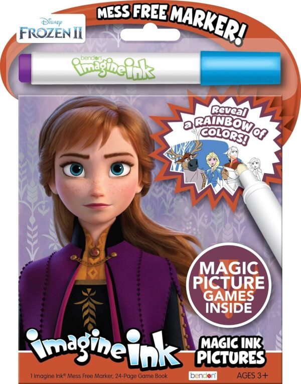 Disney Frozen 2 Imagine Ink Magic Ink 24-Page Activity Book and Mess-Free