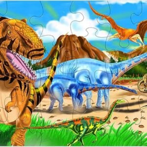 Melissa & Doug Land of Dinosaurs Floor Puzzle 48 pieces, 4 feet