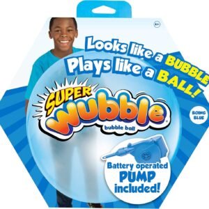 Wubble Super NS20169.4300 with Pump, Blue Kit Toy Fun Kids