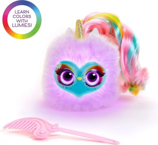Lumies Lets Learn Colors Plush Unicorn Interactive Toy Preschool Kids