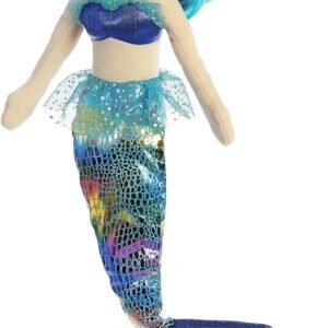 Aurora World Sea Sparkles Mermaid Plush, Rainbow Indigo Kit Toy