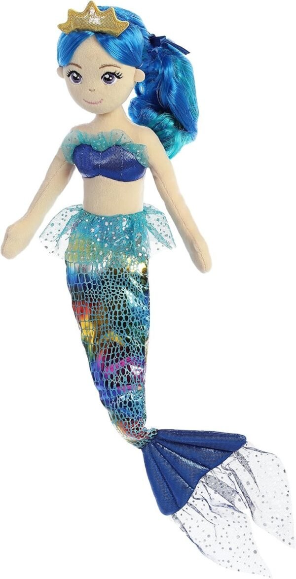 Aurora World Sea Sparkles Mermaid Plush, Rainbow Indigo Kit Toy