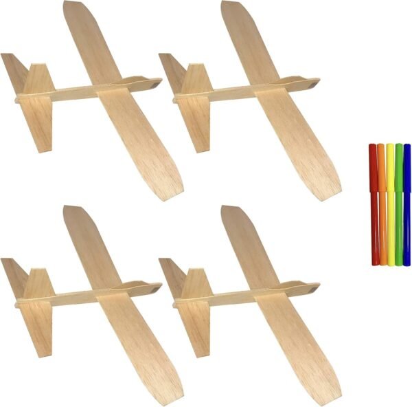 Guillows Balsa Wood Jetfire Gliders Wooden Model Airplane Construction Kits 12-Inch Customizable