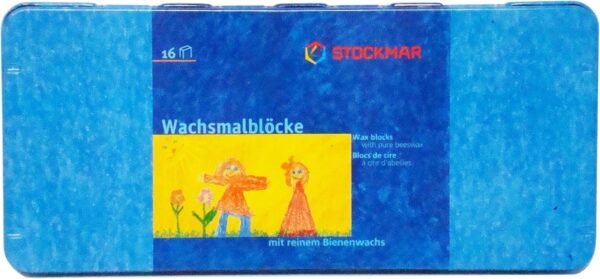 Stockmar Beeswax Block Crayons, Set of 16 Kit Toy Fun