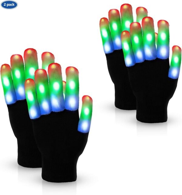 Light Gloves - Finger Light Flashing LED Gloves Warm Flashing Lights 6