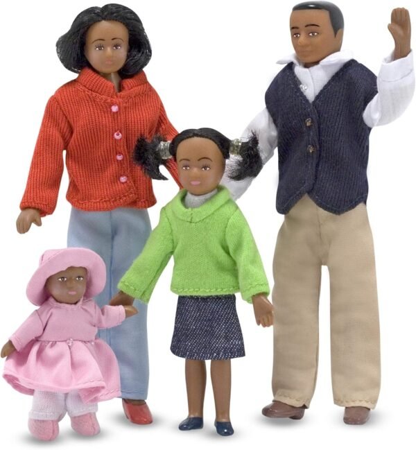 Melissa & Doug Doll Family African American Kit Toy Fun