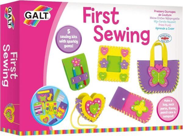 Galt Toys, First Sewing Kit for Kids, Learn to Sew DIY Craft