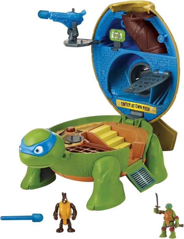 Teenage Mutant Ninja Turtles Micro Mutant Leonardos Dojo Pet to Turtle Playset