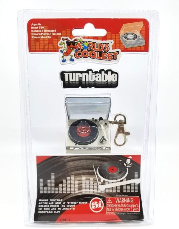 Worlds Smallest Worlds Coolest Turntable Kit Toy Fun Kids Pack