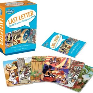 Think Fun Last Letter Card Game Kit Toy Kids Pack