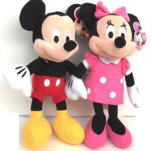 Disney Mickey and Minnie Mouse 10 Plush Bean Bag Doll