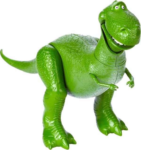 Disney Pixar Toy Story 4 Woody Figure, Rex Figure, 7.8 in /
