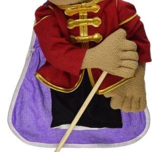 Melissa & Doug King Puppet With Detachable Wooden Rod for Animated Gestures,Medium