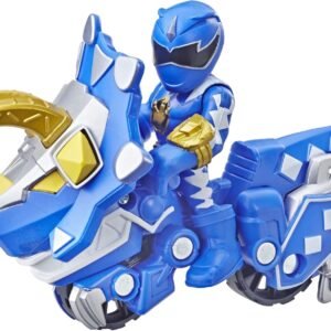 Playskool Heroes Power Rangers Blue Ranger and Raptor Cycle Kit