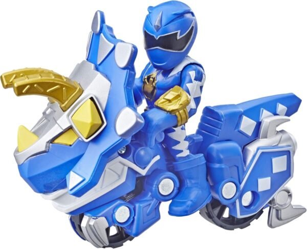 Playskool Heroes Power Rangers Blue Ranger and Raptor Cycle Kit