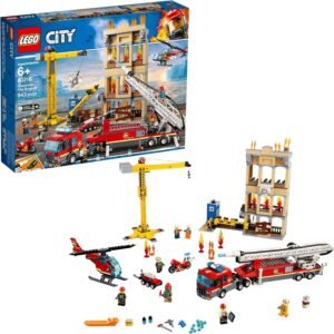 LEGO City Downtown Fire Brigade 60216 Building Kit 943 Pieces