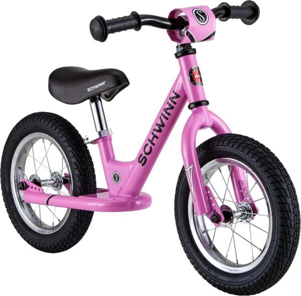 Schwinn Skip Toddler Balance Bike, 12-Inch Wheels, Beginner Rider Training, Multiple Colors