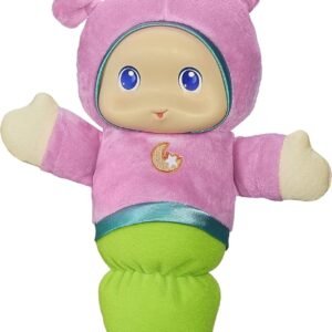 Playskool Pink Glo Worm Stuffed Lullaby Toy for Babies with Soothing Melodies