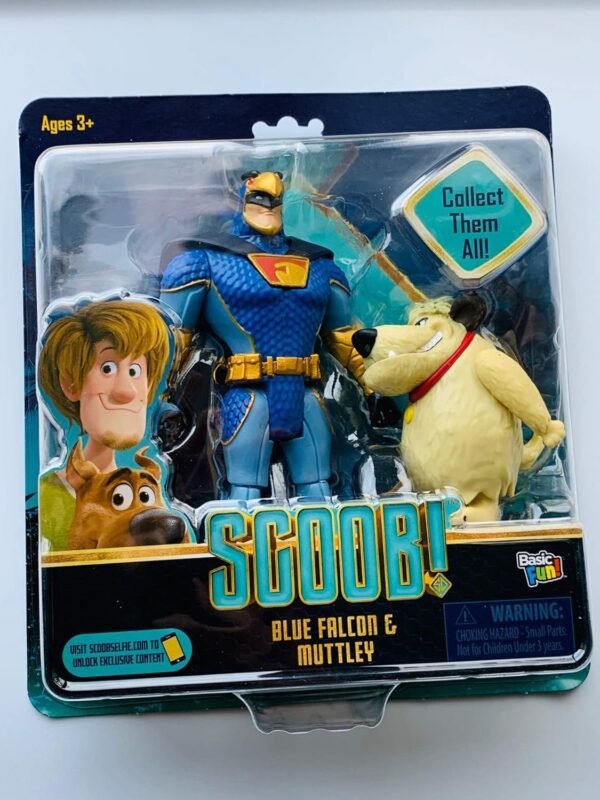 Scoob Blue Falcon and Muttley Exclusive Figure Set, Basic Fun
