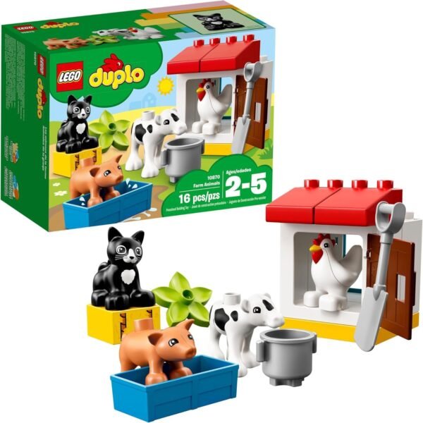 LEGO DUPLO Town Farm Animals 10870 Building Blocks 16 Pieces