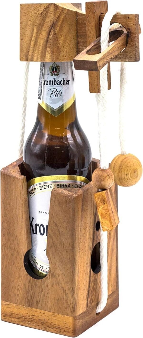 Adult Games for Many People of Unique Wooden Beer Puzzles Will Giving