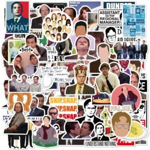 ZAYALI The Office Stickers - Pack of 100 Stickers - 3-4 Inches