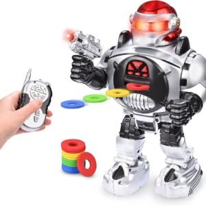 Abco Tech Remote Control RC Robot for Kids Shoots, Sings, Dances, Talks,