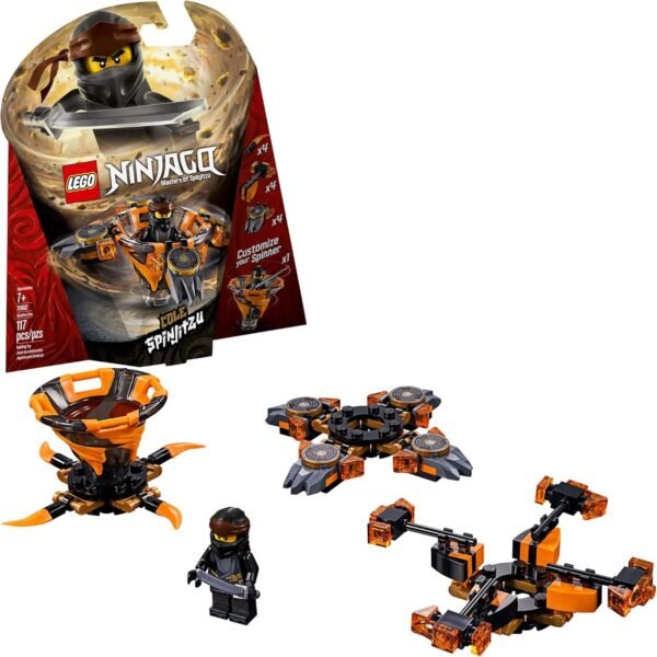 LEGO NINJAGO Spinjitzu Cole 70662 Building Kit 117 Pieces Toy
