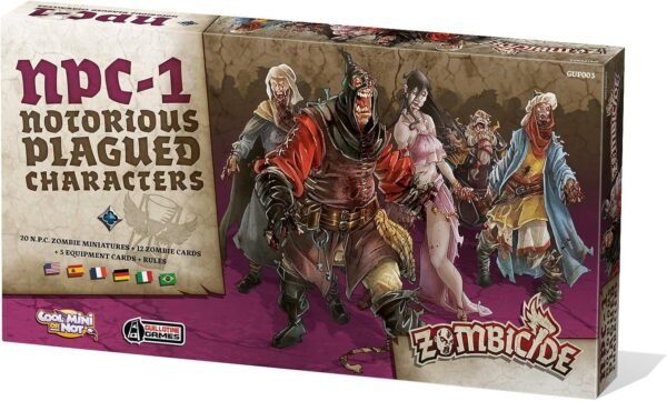 CMON Zombicide BP N.P.C. 1 Kit Toy Fun Kids Pack