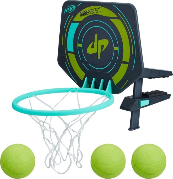 Nerf Sports Dude Perfect Mini PerfectShot Hoop Kit Toy Fun