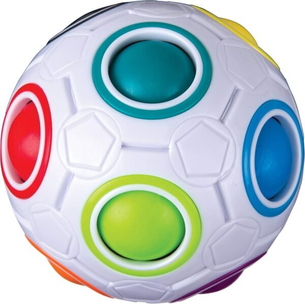 Duncan Color Shift Puzzle Ball - 12 Holes, 11 Multicolor Balls, Problem