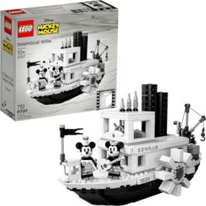 LEGO Ideas 21317 Disney Steamboat Willie Building Kit 751 Pieces