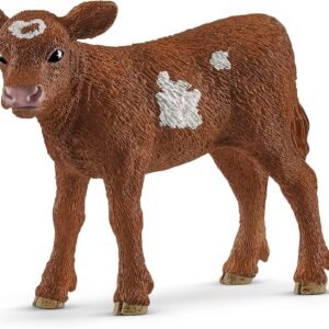 SCHLEICH Farm World Texas Longhorn Calf Educational Figurine for Kids Ages 3-8