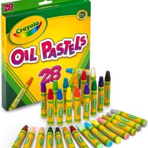 Crayola Oil Pastels, School Supplies, Kids Indoor Activities At Home, 28 Assorted