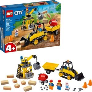 LEGO City Construction Bulldozer 60252 Toy Construction Set, Cool Building Set for