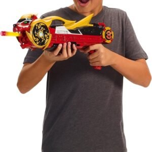 Power Rangers Super Ninja Steel Blaster with 6 Foam Darts and 1