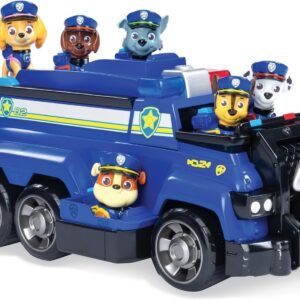 Paw Patrol, Chases Total Team Rescue Police Cruiser Vehicle with 6 Pups,