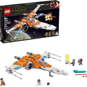 LEGO Star Wars Poe Damerons X-Wing Fighter 75273 Building Kit, Cool Construction
