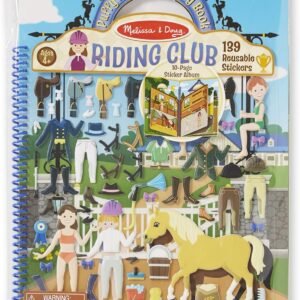 Melissa & Doug Puffy Sticker Activity Book - Riding Club