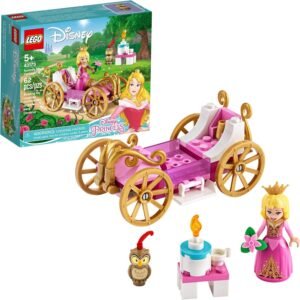 LEGO Disney Auroras Royal Carriage 43173 Creative Princess Building Kit, New 2020