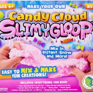 SLIMYGLOOP Make Your Own Mermaid Candy Cloud Textured DIY Slime Kit by