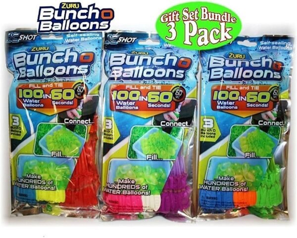 Zuru Bunch O Balloons Instant 100 Self-Sealing Water Balloons Complete Gift Set
