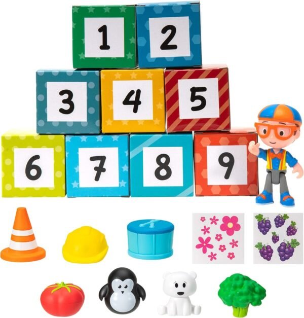 Blippi Surprise Boxes, Learning Colors Kit Toy Fun Kids Pack