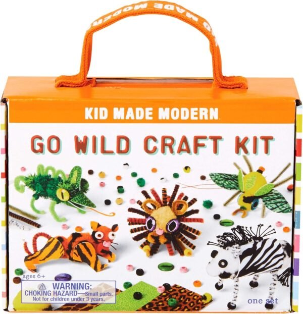 Kid Made Modern Go Wild Craft Kit, 1 EA Kit